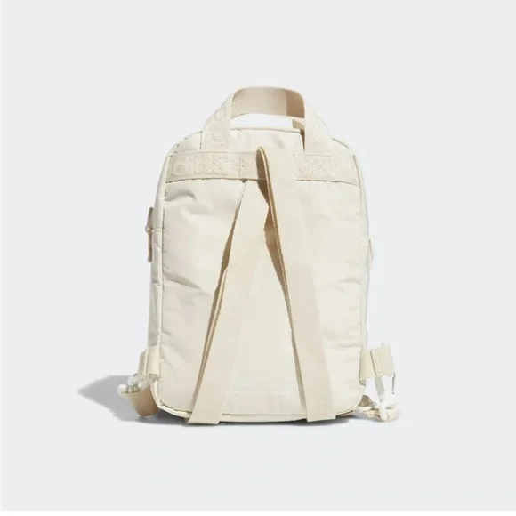 adidas Originals micro 2.0 mini backpack in white - Picture 3 of 5